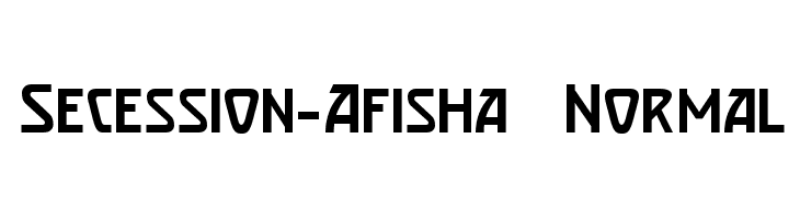 Secession-Afisha  Normal  Free Fonts Download