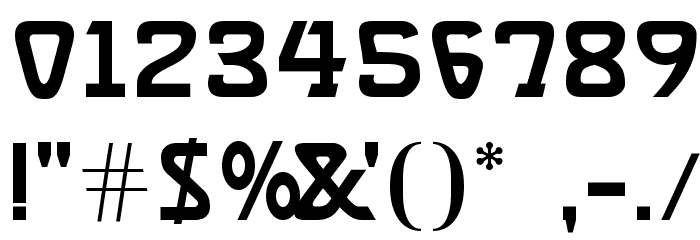 Secession-Afisha Normal Font OTHER CHARS