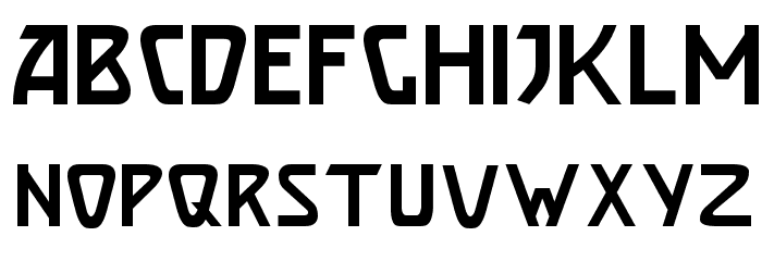 Secession-Afisha Normal Font LOWERCASE