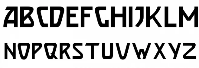 Secession-Afisha Normal Font LOWERCASE