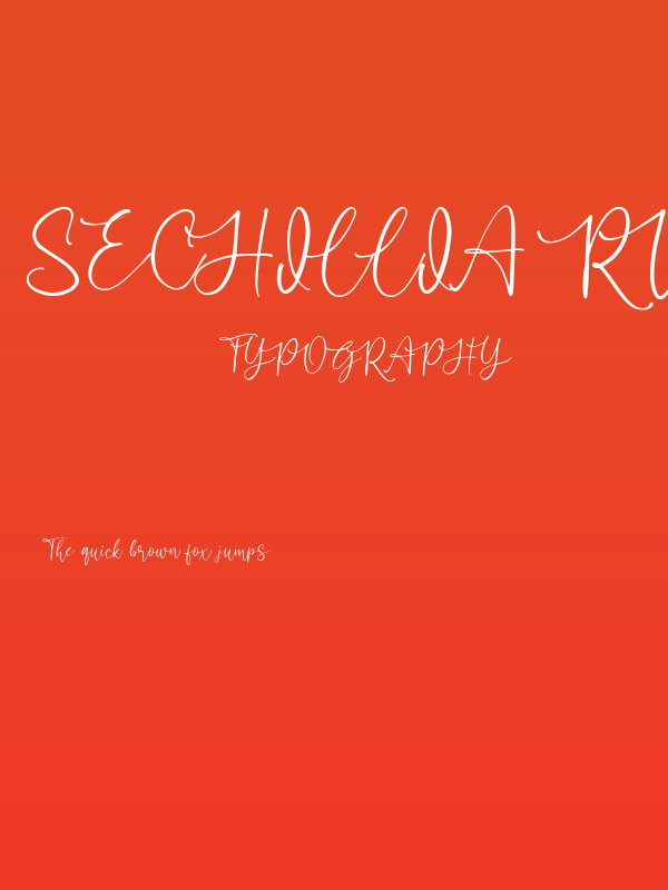 Sechillia Ruster Poster