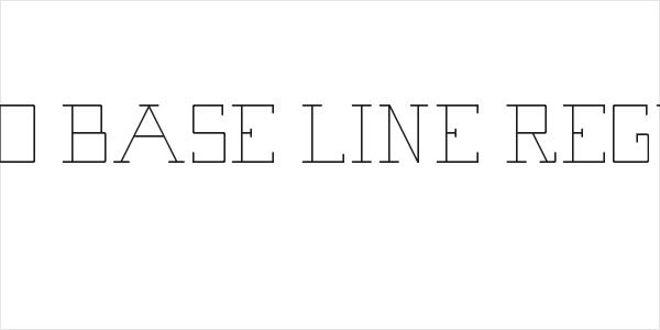 Second Base Line Regular Logo
