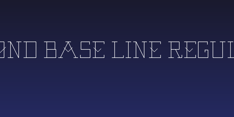 Second Base Line Regular Social Header