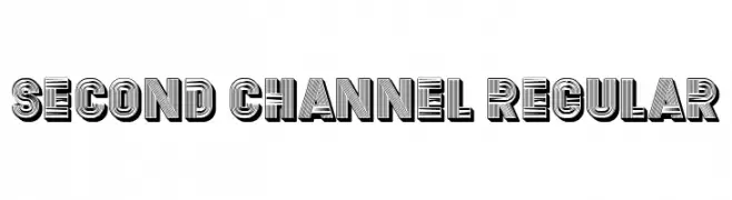 Second Channel Regular  Descarca Fonturi Gratis