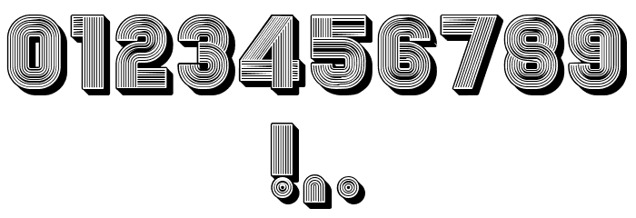 Second Channel Regular Font OTHER CHARS