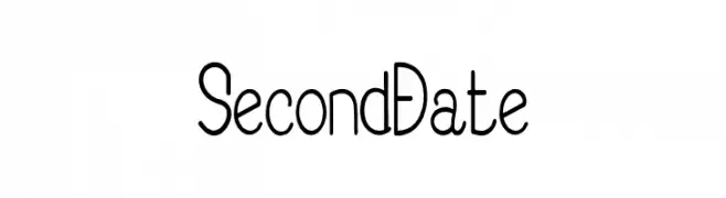 Second Date  Frei Schriftart Herunterladen