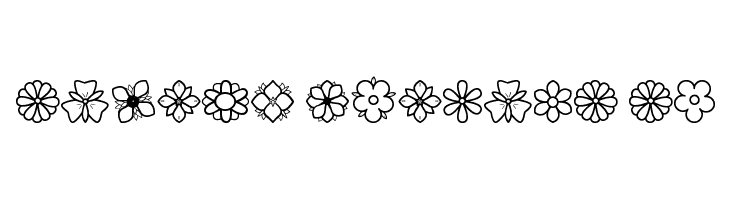 Second Flowers St  Free Fonts Download