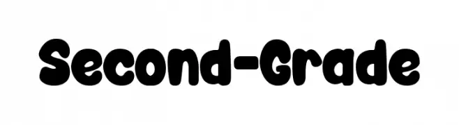 Second-Grade  Descarca Fonturi Gratis