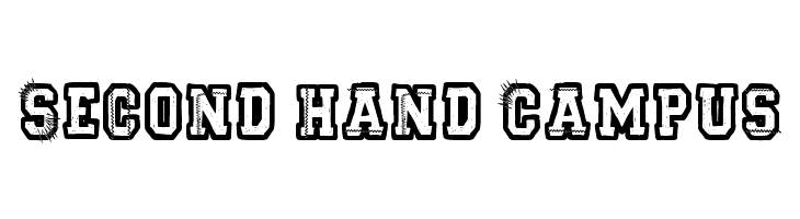 Second Hand Campus  font caratteri gratis