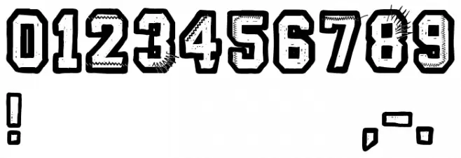 Second Hand Campus Font OTHER CHARS