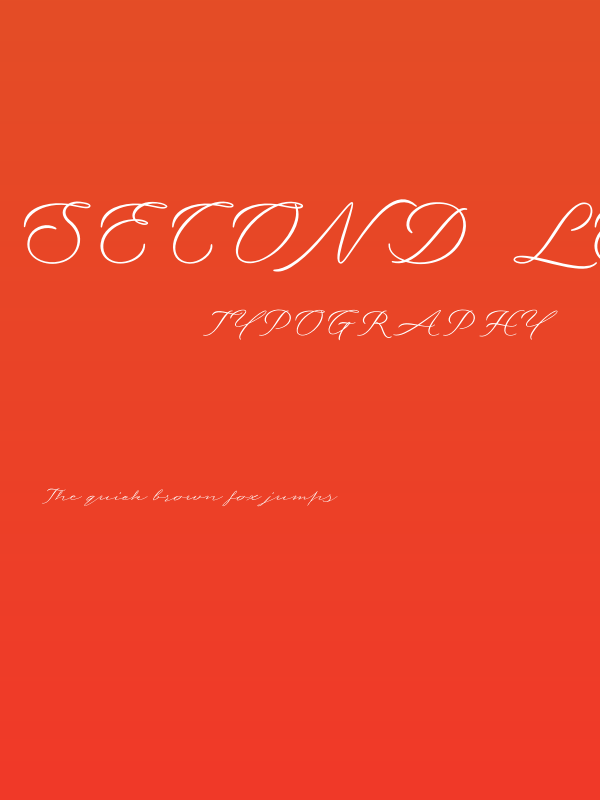 Second Lesson PERSONAL USE Regular Poster