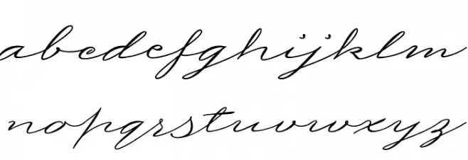 Second Lesson PERSONAL USE Regular Schriftart Kleinbuchstaben
