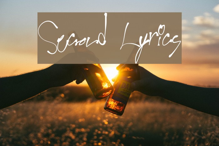 Second Lyrics Font examples