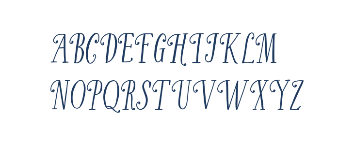 Second Mark Serif-Personal Use Regular Uppercase