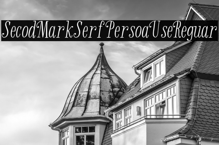 Second Mark Serif-Personal Use Regular Example 1