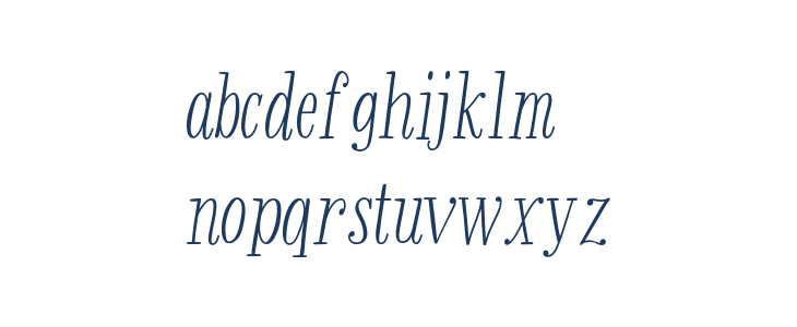Second Mark Serif-Personal Use Regular Lowercase