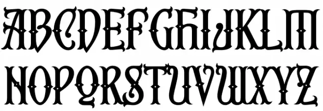 Second Reign PERSONAL USE ONLY Bold 字体 大写