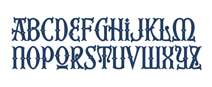 Second Reign PERSONAL USE ONLY Bold Lowercase