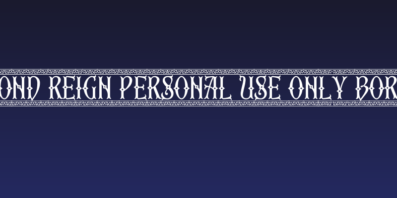 Second Reign PERSONAL USE ONLY Border Social Header