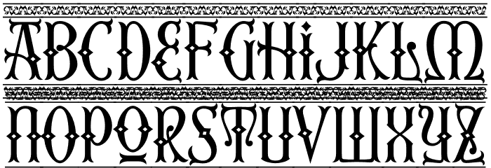Second Reign PERSONAL USE ONLY Border フォント 小文字