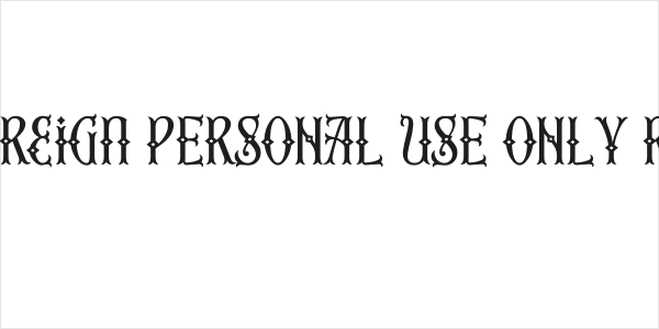 Second Reign PERSONAL USE ONLY Regular Logo