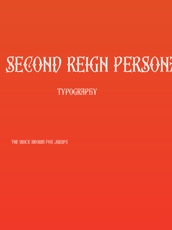 Second Reign PERSONAL USE ONLY Regular Poster
