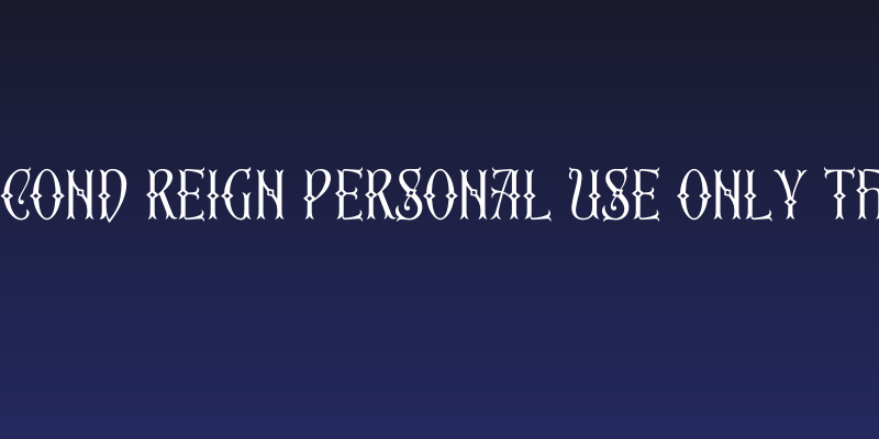 Second Reign PERSONAL USE ONLY Thin Social Header