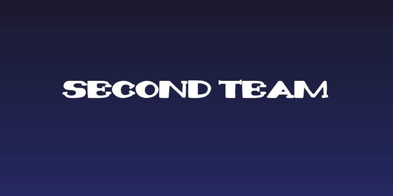 Second Team Social Header