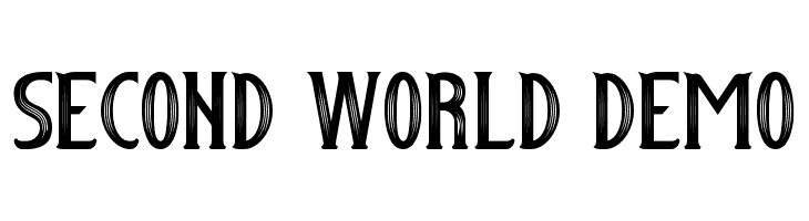 Second World Demo  नि: शुल्क फ़ॉन्ट्स डाउनलोड