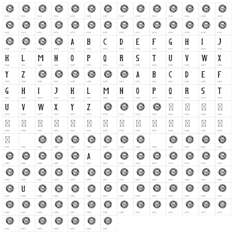 Second World Demo Character Map