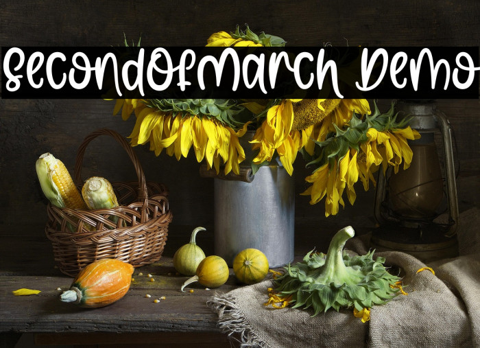 SecondOfMarch Demo Example 2