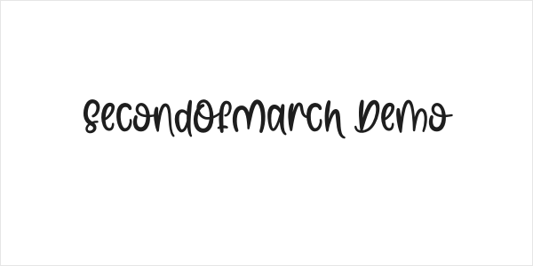 SecondOfMarch Demo Logo