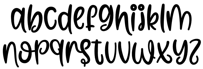 SecondOfMarch Demo フォント 小文字