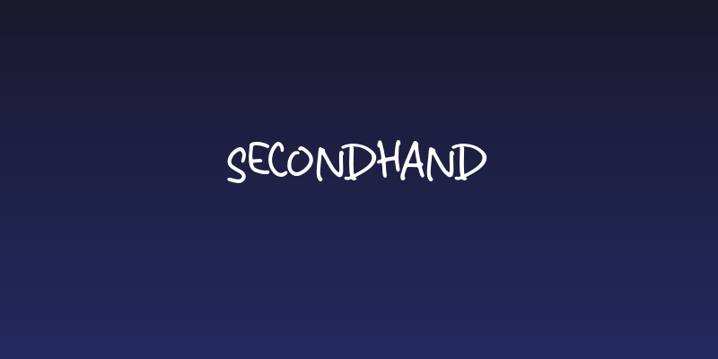 Secondhand Social Header