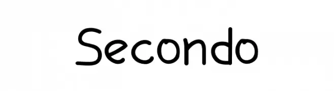 Secondo  Fuentes Gratis Descargar
