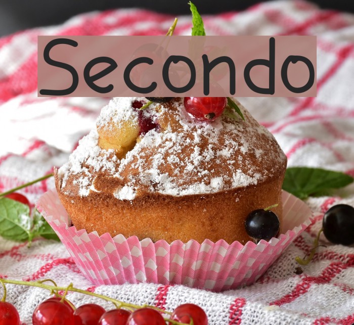 Secondo Font examples