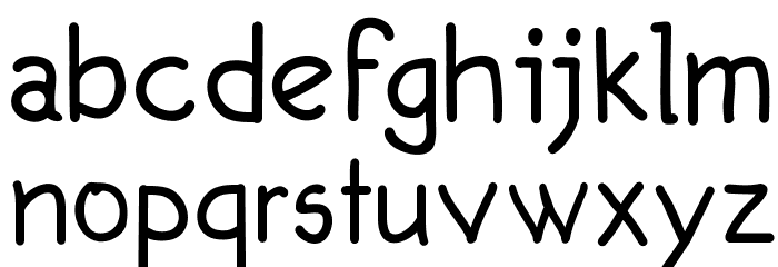 Secondo Font LOWERCASE