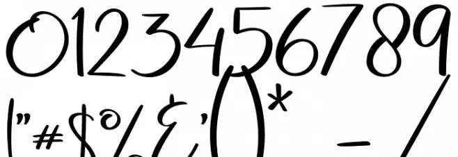 Secret Admire - Personal Use Font OTHER CHARS