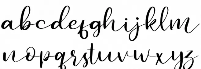 Secret Admire - Personal Use Schriftart Kleinbuchstaben