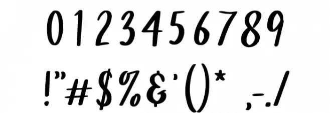 Secret Admirer Font OTHER CHARS