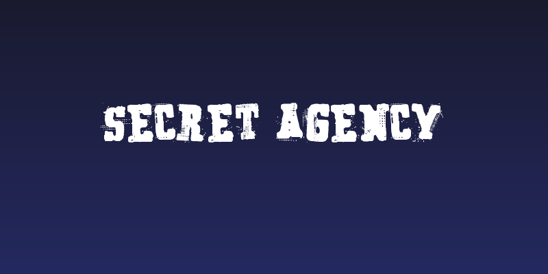 Secret Agency Social Header