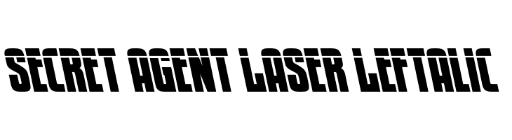 Secret Agent Laser Leftalic  नि: शुल्क फ़ॉन्ट्स डाउनलोड
