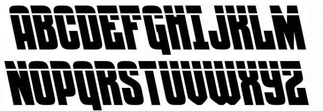 Secret Agent Laser Leftalic Шрифта ВЕРХНИЙ