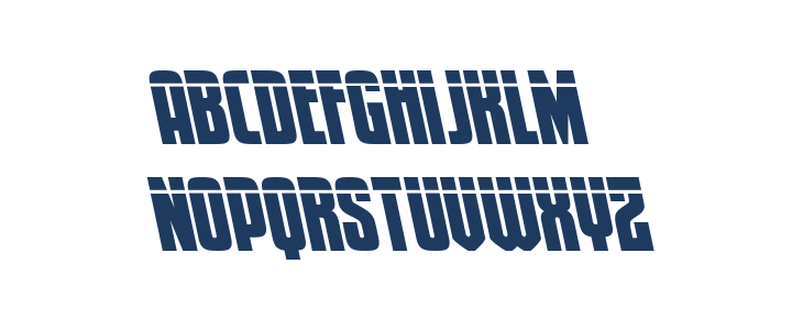 Secret Agent Laser Leftalic Lowercase