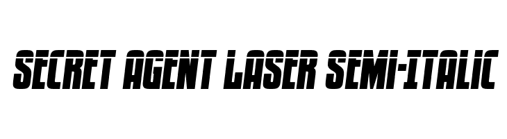 Secret Agent Laser Semi-Italic  Fuentes Gratis Descargar