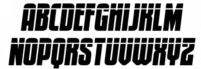 Secret Agent Laser Semi-Italic 字体 小写