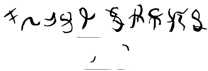 Secret Code Regular Font OTHER CHARS