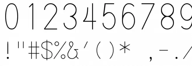Secret Code フォント その他の文字