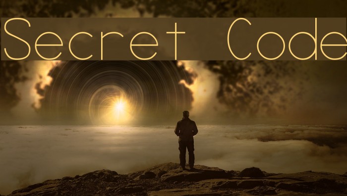 Secret Code フォント examples