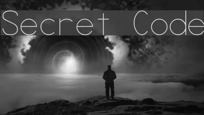 Secret Code フォント examples